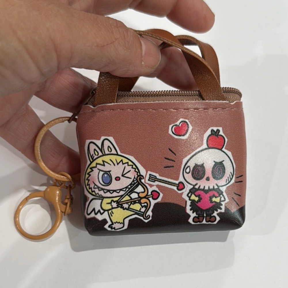 Labubu Mini Coin Bag with Keychain - Picture 4 of 4